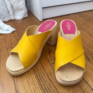 Swedish Hasbeens Mules size 37